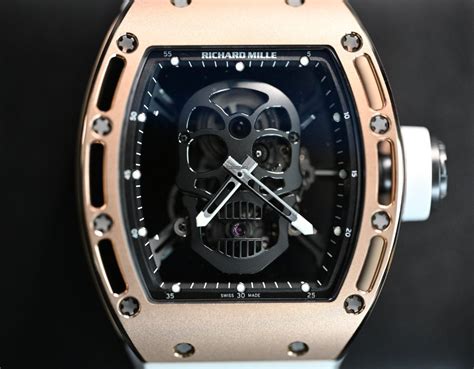 montre skull richard mille|richard mille horological headbone.